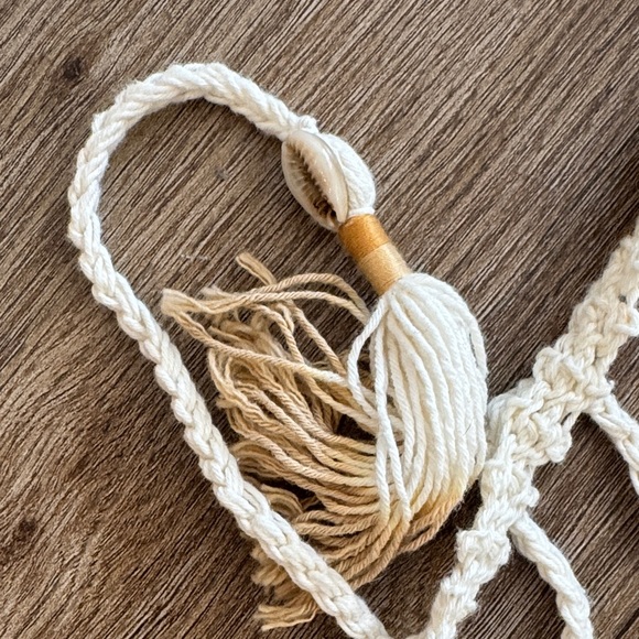 SHE MADE ME Cream Crochet Bikini - Picture 7 of 10